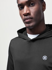 G/Fore Black Brushed Back Tech Terry Hoodie - Image 5 of 7