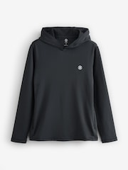 G/Fore Black Brushed Back Tech Terry Hoodie - Image 7 of 7