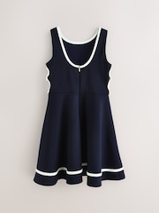 Baker by Ted Baker Cut Out Contrast Ponte Skater Dress - Image 2 of 12