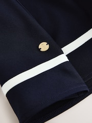 Baker by Ted Baker Cut Out Contrast Ponte Skater Dress - Image 9 of 12