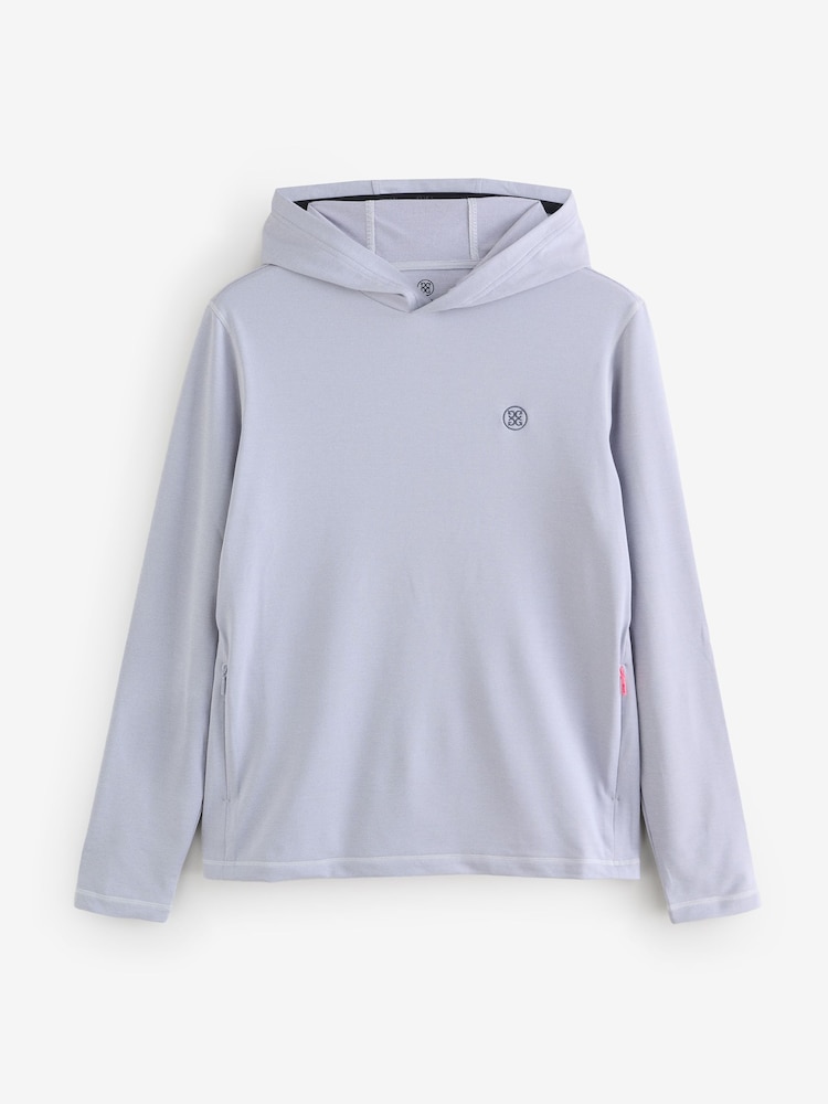 G/Fore Grey Brushed Back Tech Terry Hoodie - Image 7 of 7