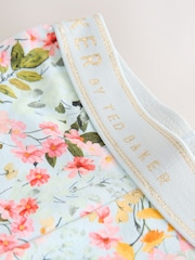 Baker by Ted Baker Broderie Sleeve T-Shirt & Floral Cycle Short 2 Piece Set - Imaginea 11 din 11