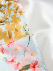 Baker by Ted Baker Broderie Sleeve T-Shirt & Floral Cycle Short 2 Piece Set - Image 3 of 6