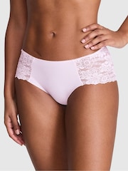Victoria's Secret PINK Pink Tulip Hipster No Show Lace Trim Knickers - Image 1 of 2