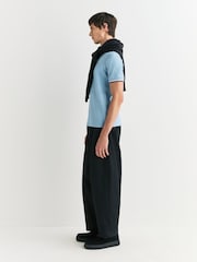 Fred Perry Blue The Twin Tipped Shirt - Image 4 of 5