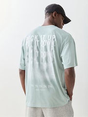 adidas Green Climacool Power Training Graphic T-Shirt - Image 2 of 5