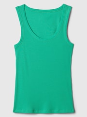 Gap Green Soft Ribbed Sleeveless Vest Top - Image 5 of 5