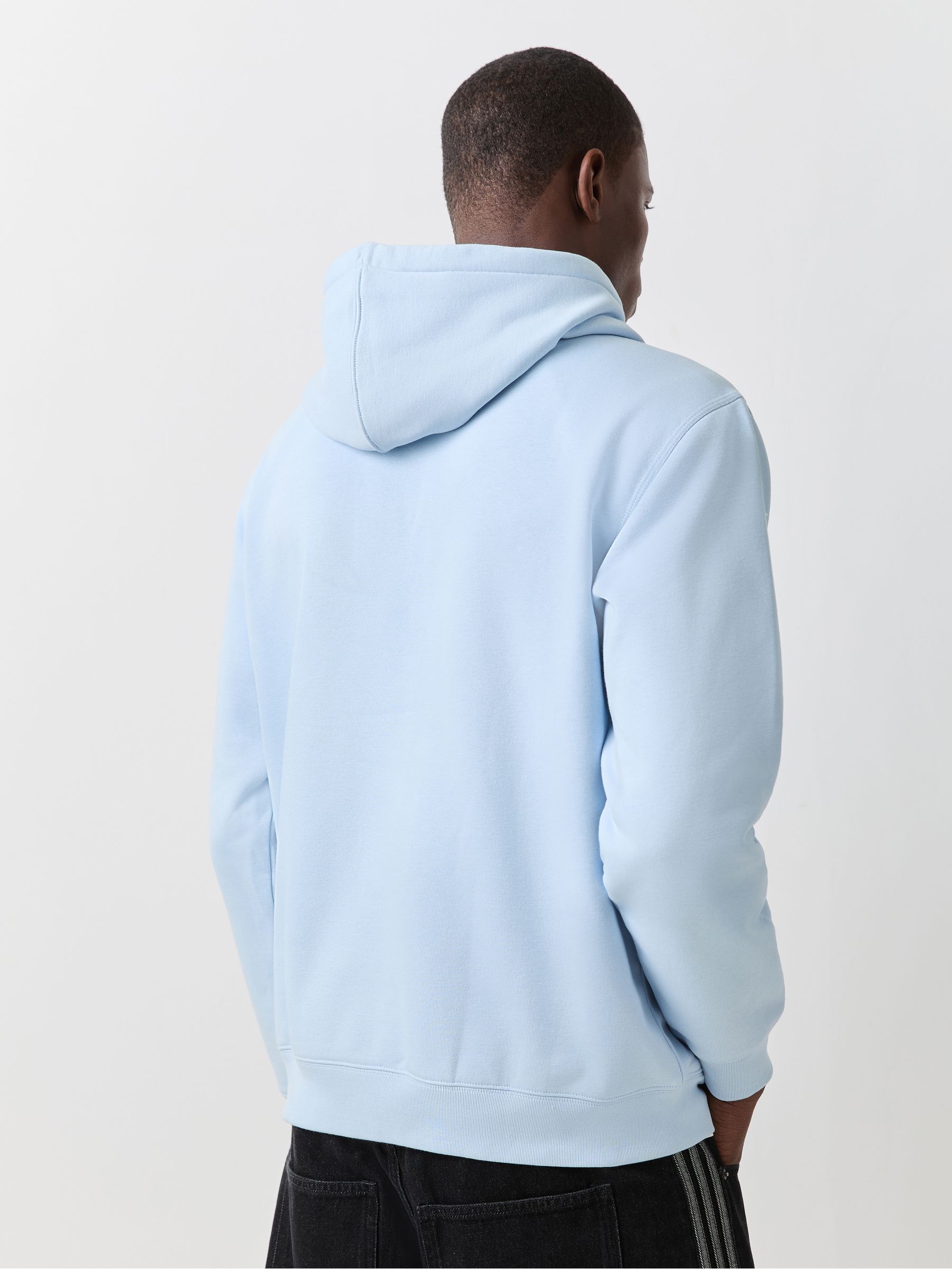 Buy adidas Originals Light Blue Trefoil Essentials Loose Hoodie