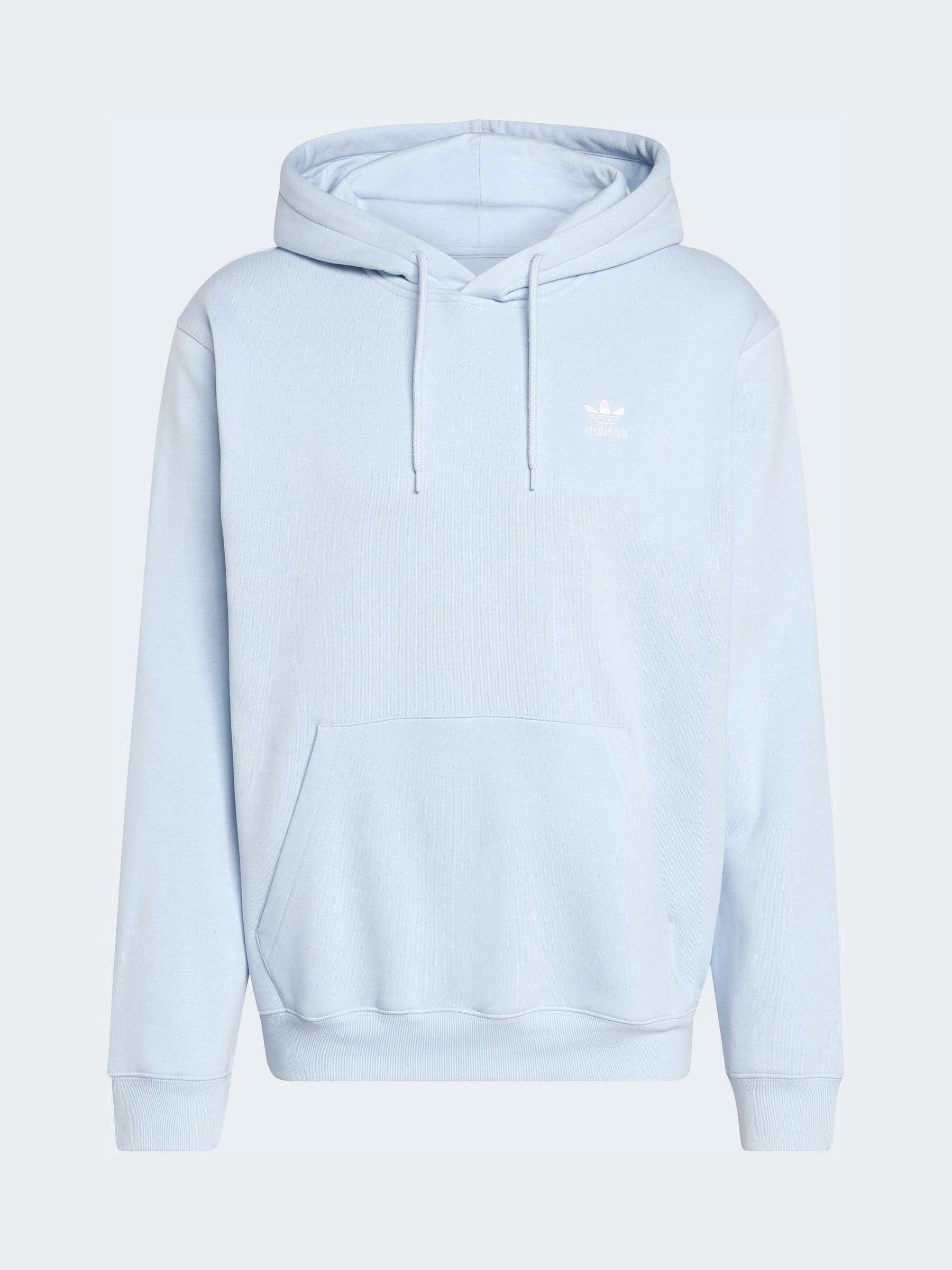 Buy adidas Originals Light Blue Trefoil Essentials Loose Hoodie