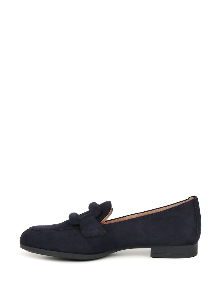 Gabor Womens Blue Breanne Loafers - Image 2 of 5