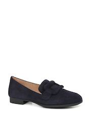 Gabor Womens Blue Breanne Loafers - Image 3 of 5