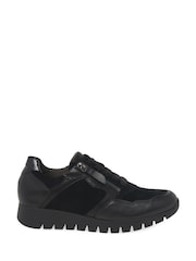 Gabor Womens Willet Black Trainers - Image 1 of 5