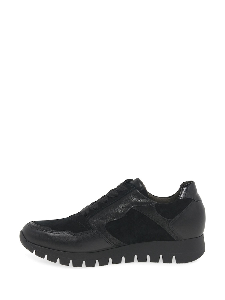Gabor Womens Willet Black Trainers - Image 2 of 5