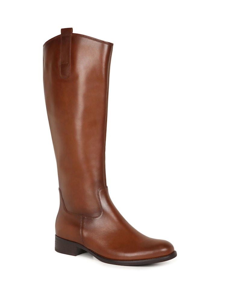 Gabor Medium Calf Fit Brook Leather Long Boots - Image 2 of 3
