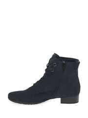 Gabor Womens Blue Boat Suede Ankle Boots - Image 2 of 5