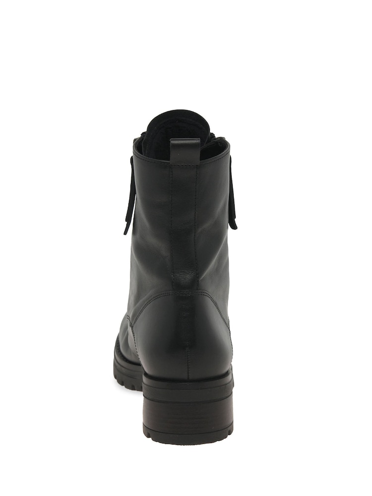 Gabor Womens Serve Biker Black Boots - Image 5 of 5