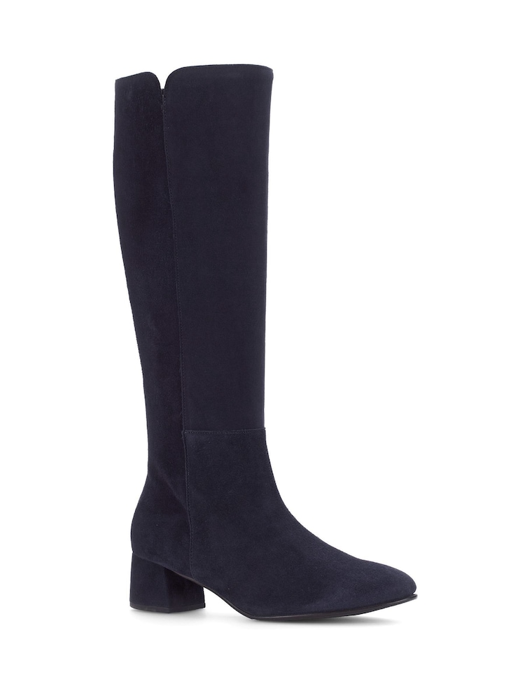 Gabor Womens Blue Ashby M Knee High Boots - Image 2 of 2 Gabor Womens Blue Ashby M Knee High Boots - Image 2 of 2