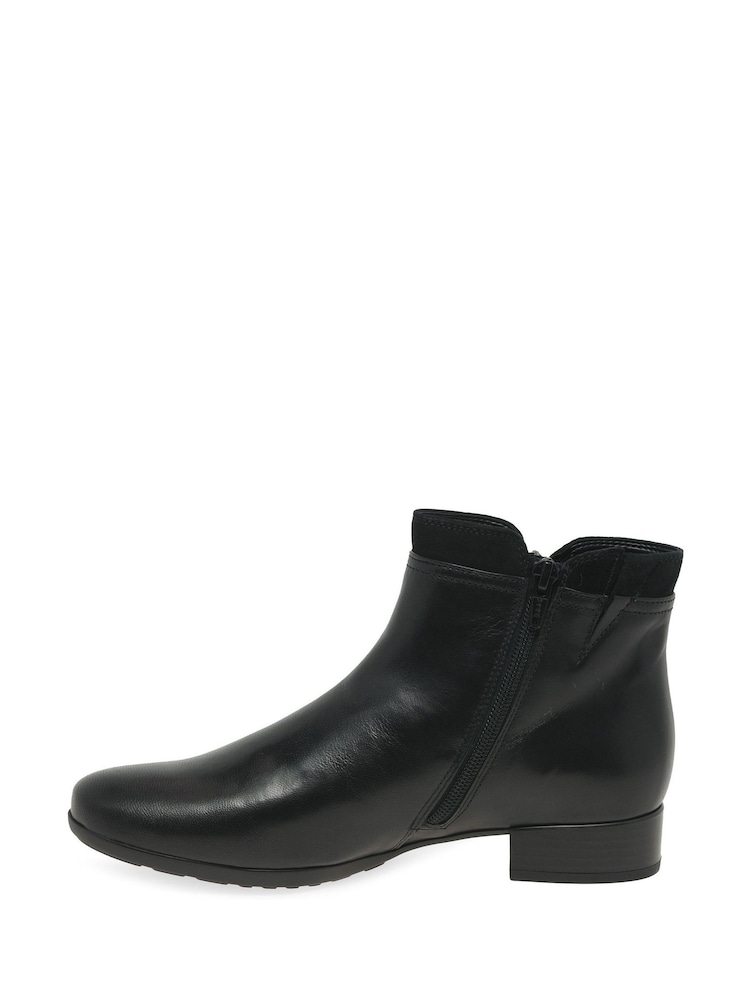 Gabor Womens Briano Ankle Black Boots - Image 2 of 5