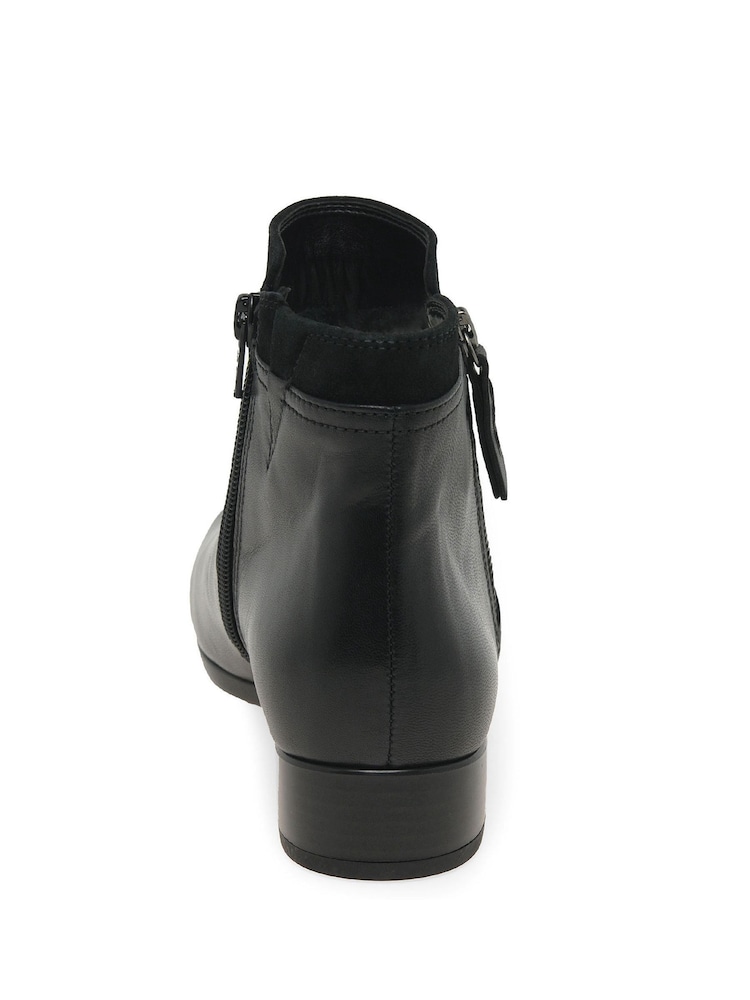 Gabor Womens Briano Ankle Black Boots - Image 5 of 5