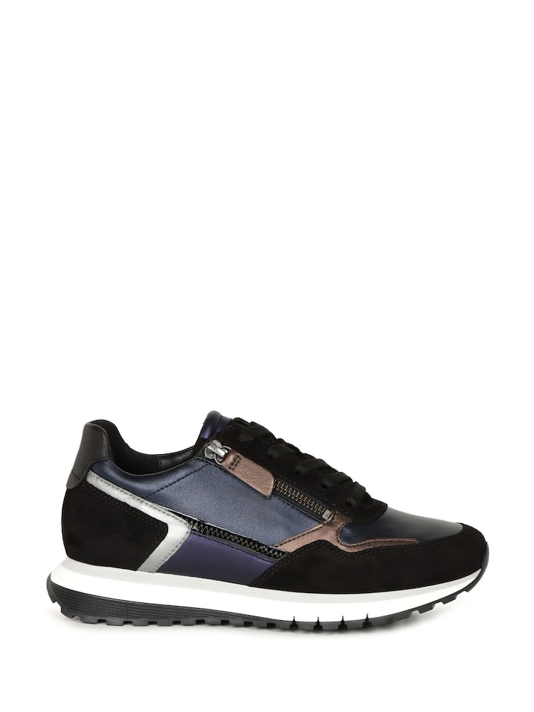 Gabor Womens Blue Hollywell Trainers - Image 1 of 5