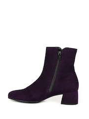 Gabor Womens Purple Abbey Ankle Boots - Image 2 of 5