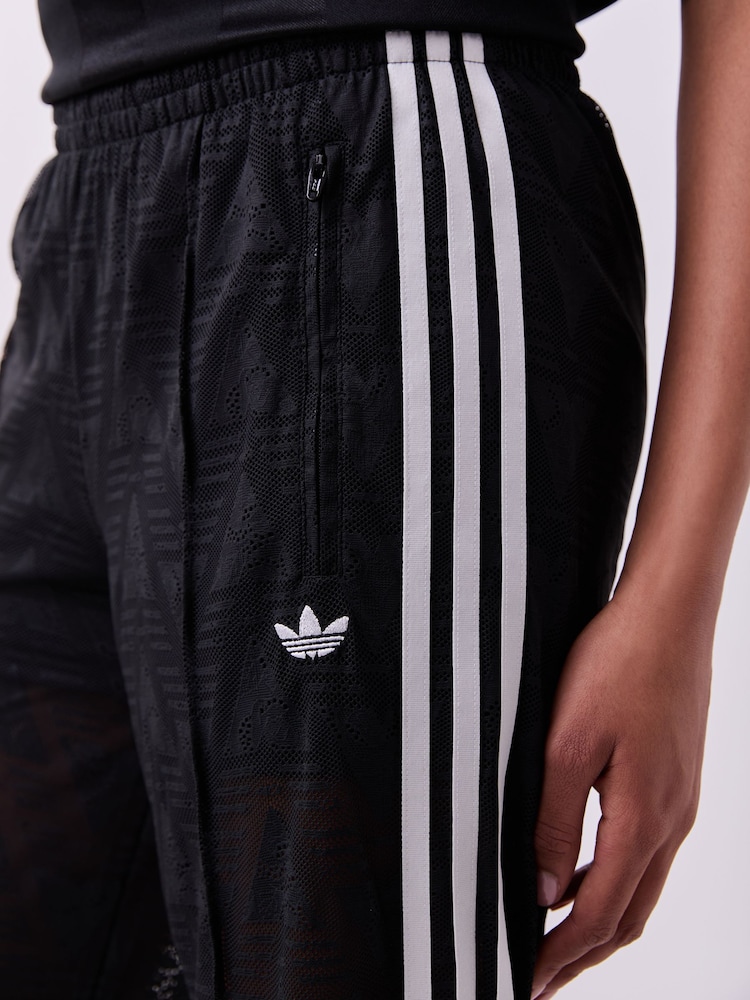 adidas Originals Black Firebird Classic Lace Track Joggers - Image 4 of 4