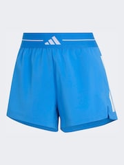adidas Blue Hyperglam 3-Stripes Woven Shorts - Image 6 of 6