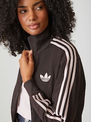 adidas Originals Brown Firebird Loose Track Top - Image 3 of 4