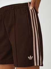 adidas Originals Brown/Pink Firebird Shorts - Image 3 of 4