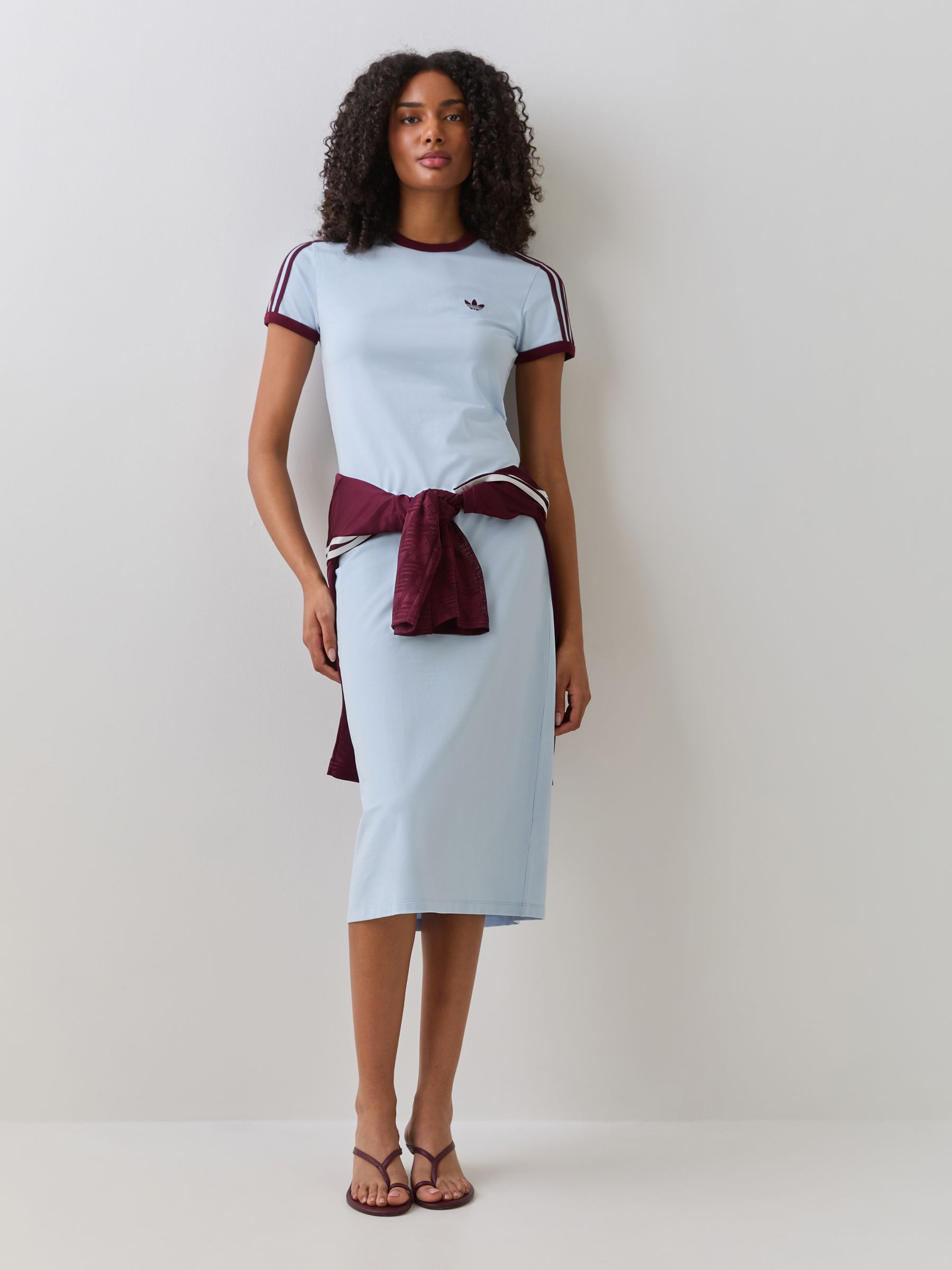 Buy adidas Originals Blue 3 Stripes Dress (Slim) from Next Canada
