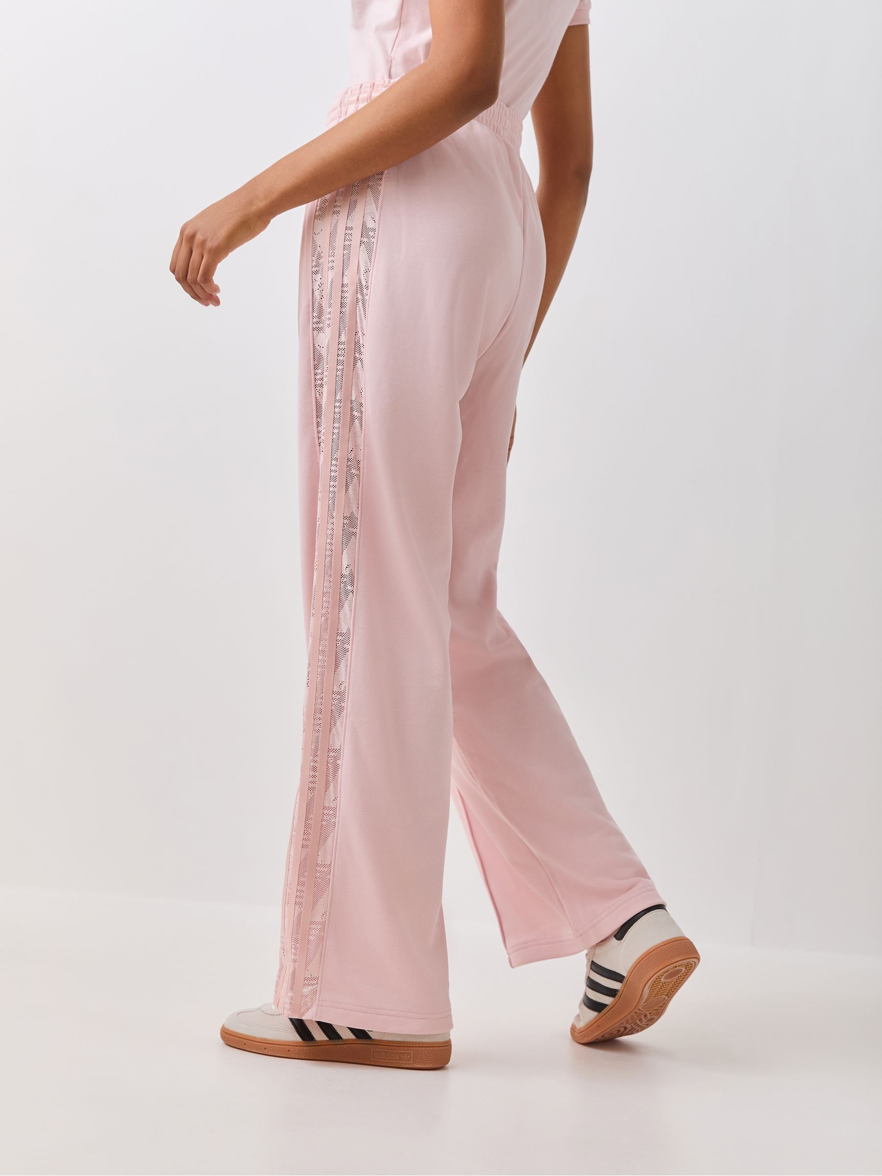S nylon jersey pants laceピンク Buy adidas Originals Pink Firebird Lace Sweatpants from Next USA
