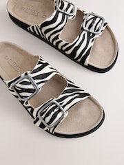 Zebra Forever Comfort® Double Strap Footbed Sandals - Image 11 of 11