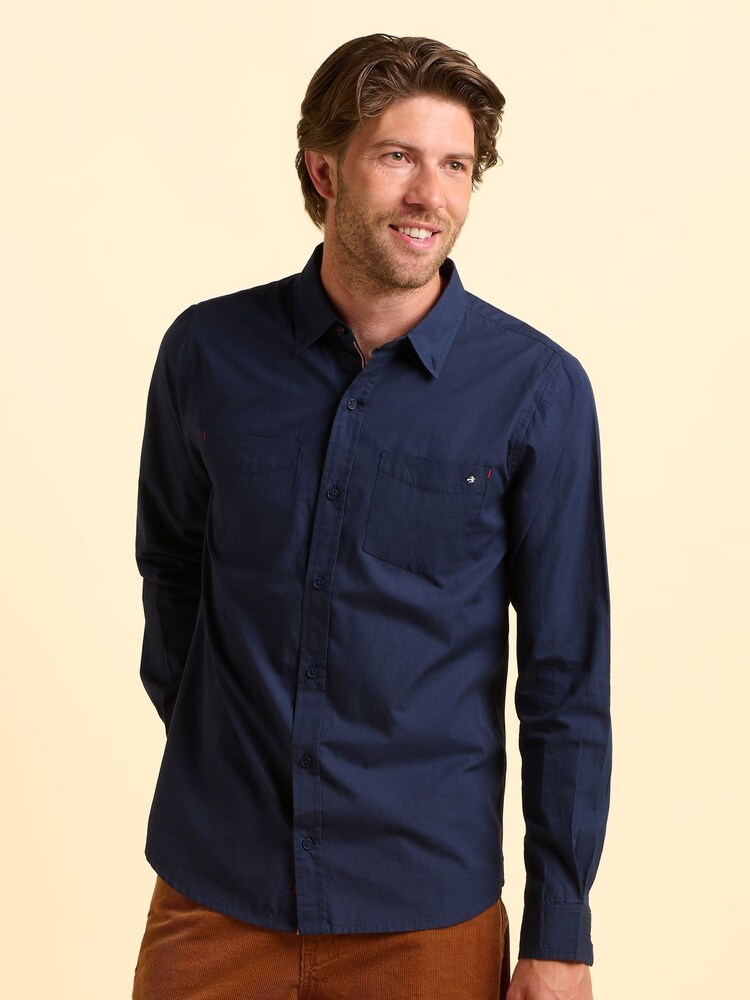 Brakeburn Blue Yetminster Shirt - Image 1 of 5