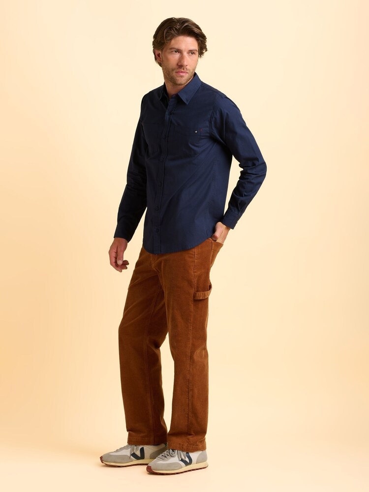 Brakeburn Blue Yetminster Shirt - Image 5 of 5 Brakeburn Blue Yetminster Shirt - Image 5 of 5