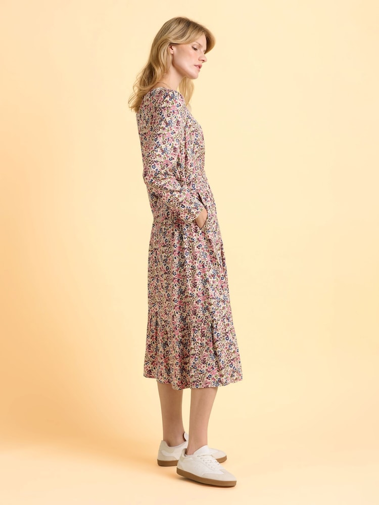 Brakeburn Cream Abloom Dress - Image 4 of 4 Brakeburn Cream Abloom Dress - Image 4 of 4