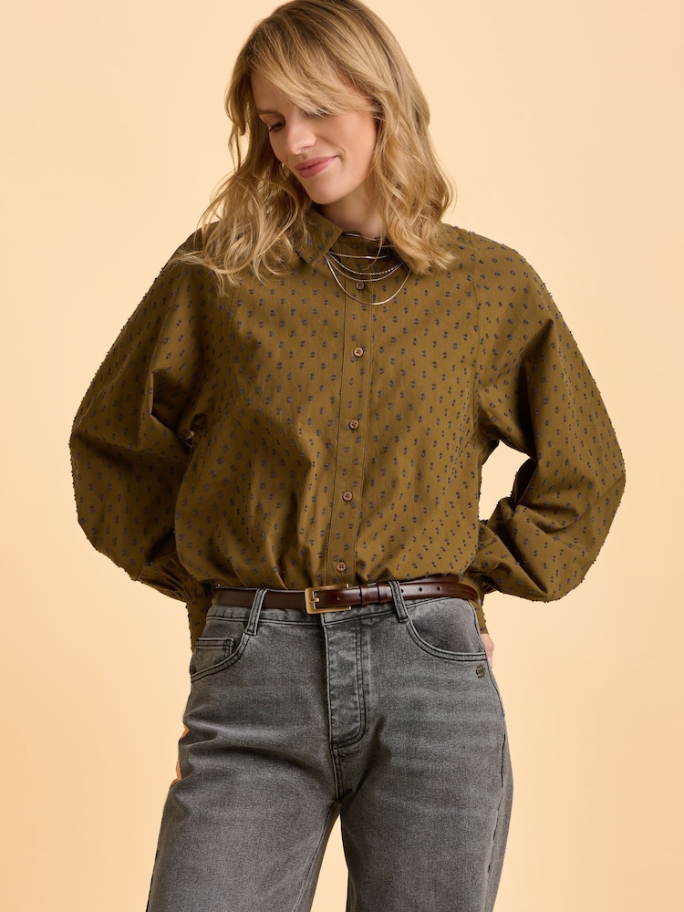 Brakeburn Green Julia Blouse - Image 1 of 6