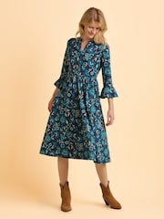 Brakeburn Blue Aspen Dress - Image 1 of 6
