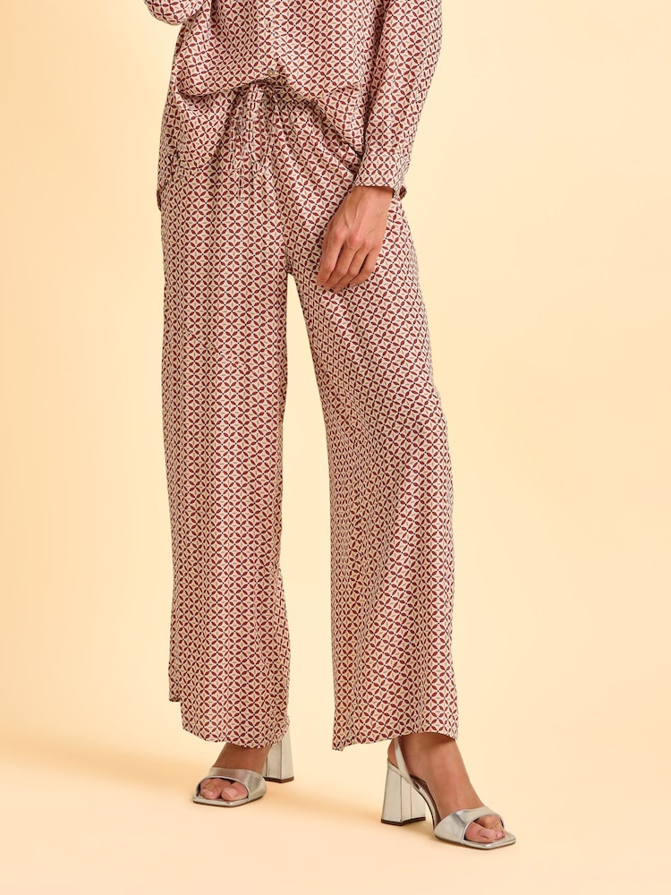 Brakeburn Natural Ariana Trousers - Image 1 of 5