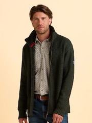 Brakeburn Green Applecross Zip Through Jumper - Image 5 of 5