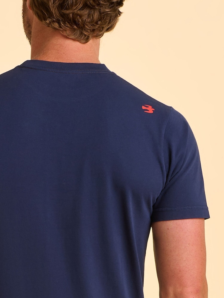 Buy Brakeburn Blue Deepdale T-Shirt from Next USA