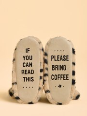 Brakeburn Cream Snowdrift Slippers - Image 3 of 6