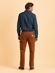 Brakeburn Orange Banstead Corduroy Trousers - Image 3 of 6