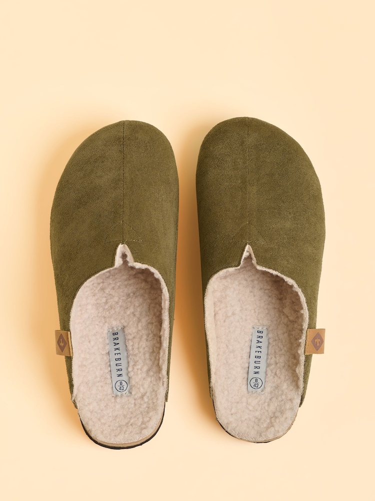 Brakeburn Green Dene Slippers - Image 2 of 5 Brakeburn Green Dene Slippers - Image 2 of 5