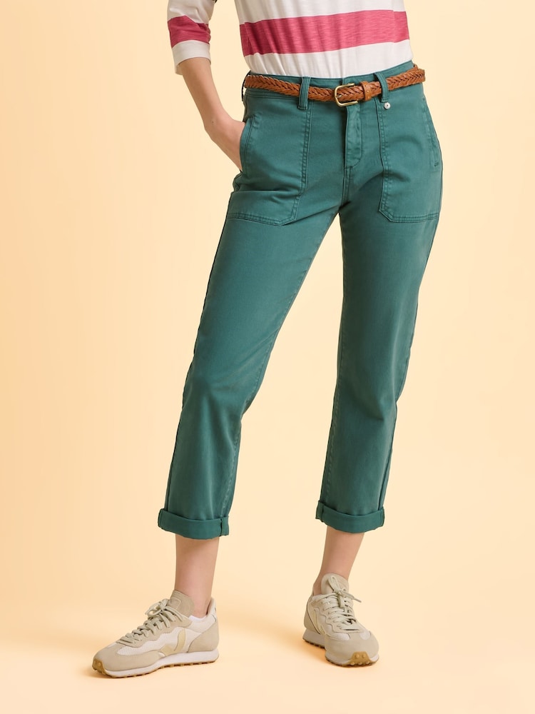 Brakeburn Blue Blake Turn Up Trousers - Image 1 of 6