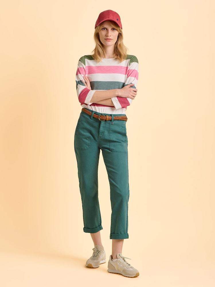 Brakeburn Blue Blake Turn Up Trousers - Image 6 of 6