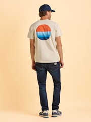 Brakeburn Cream Driftfield T-Shirt - Image 2 of 6