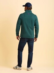 Brakeburn Green Southbourne Quarter Zip Sweatshirt - Image 2 of 6