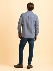 Brakeburn Blue Stalbridge Gingham Shirt - Image 4 of 5