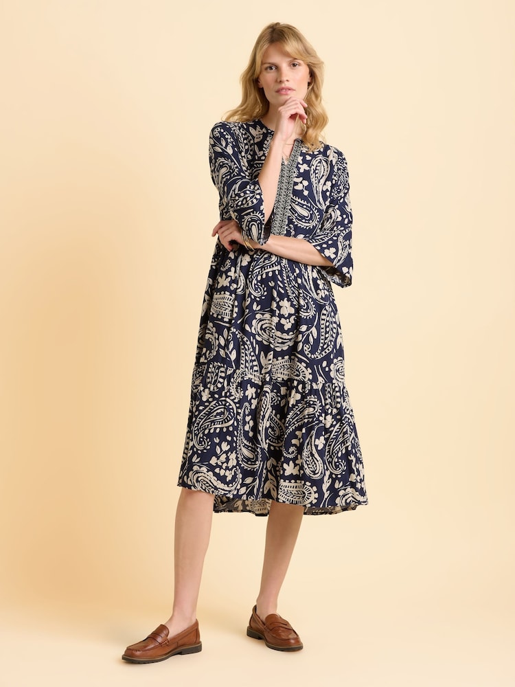 Brakeburn Blue Blizzard Dress - Image 5 of 5 Brakeburn Blue Blizzard Dress - Image 5 of 5