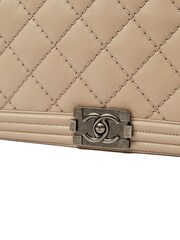 The Handbag Clinic Boy Large Natural Chanel Shoulder Bag - Image 5 of 7